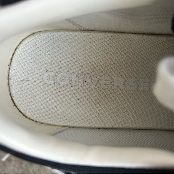 Converse size 9 CTAS Cruise Ox platform sneakers Black and White - Picture 6 of 8